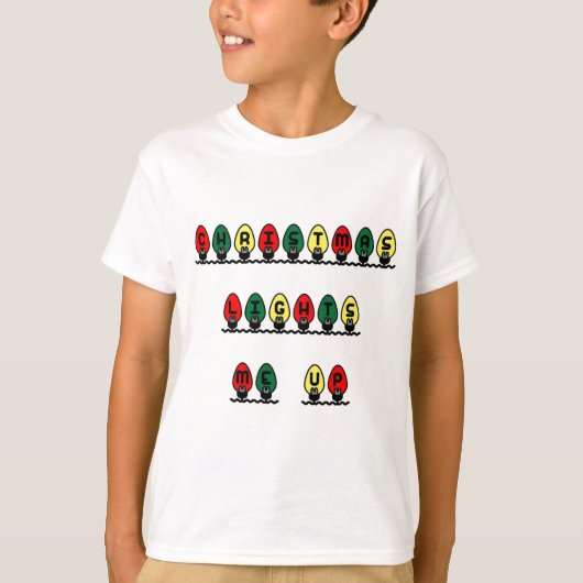 Kerstmis laat me opstaan t-shirt (Voorkant)