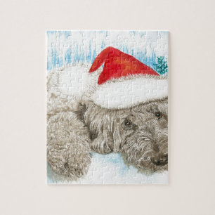 Kerstmis Labradoodle Legpuzzel