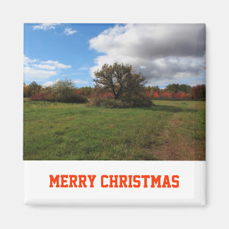 Kerstmis, landschapsfotografie magneet