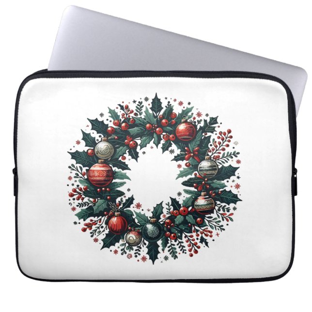 Kerstmis Laptop Sleeve (Voorkant)