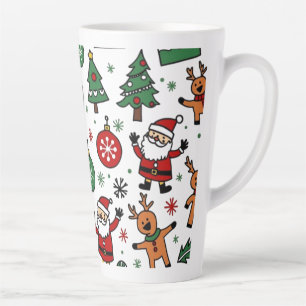 Kerstmis Latte Mok