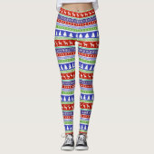 Kerstmis Leggings (Voorkant)