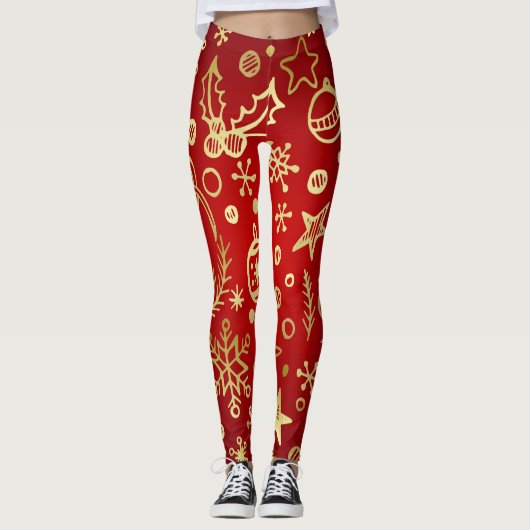 kerstmis leggings (Voorkant)
