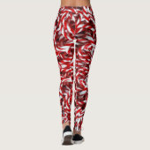 Kerstmis Leggings, Candy Cane Leggings (Achterkant)