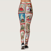 Kerstmis Leggings  Kaarten Vrouwenreuzen (Achterkant)