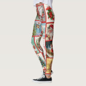Kerstmis Leggings  Kaarten Vrouwenreuzen (Links)