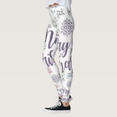 Kerstmis, Leggings met vrolijk kerstfeest (Links)