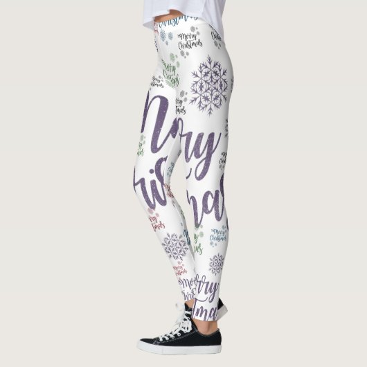 Kerstmis, Leggings met vrolijk kerstfeest (Links)