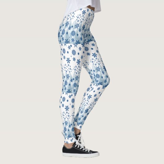 Kerstmis Leggings, Sneeuwvlok Leggings (Rechts)