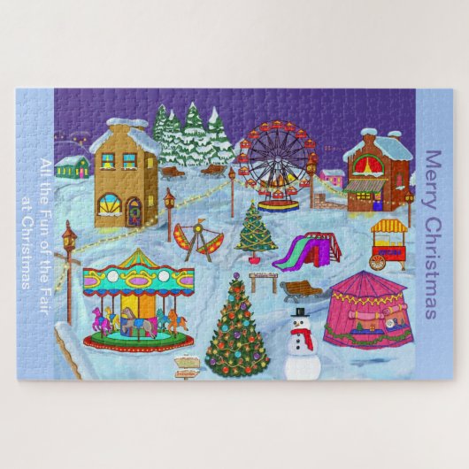Kerstmis Legpuzzel (Horizontaal)