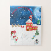 Kerstmis Legpuzzel (Verticaal)