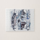 Kerstmis,  legpuzzel (Horizontaal)