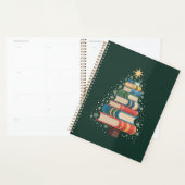 Kerstmis Leraar Boeken Boom Xmas Lezen Vakantie Planner (Display)