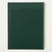Kerstmis Leraar Boeken Boom Xmas Lezen Vakantie Planner (Achterkant)