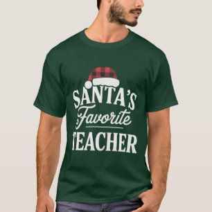 Kerstmis leraar favoriet van Sinterklaas geeft les T-shirt