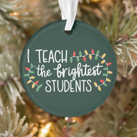 Kerstmis Leraar Ik Leer De Helderste Studenten Ornament (Boom)