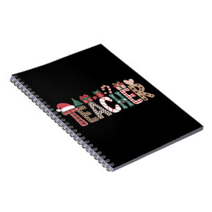 Kerstmis Leraar Leven Leren Liefde Inspirerend Notitieboek