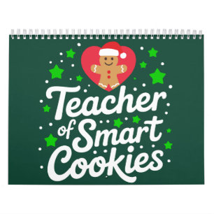 Kerstmis Leraar Van Slimme Koekjes Leraar Leven Kalender
