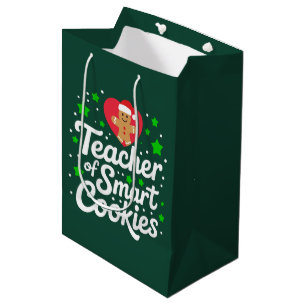 Kerstmis Leraar Van Slimme Koekjes Leraar Leven Medium Cadeauzakje