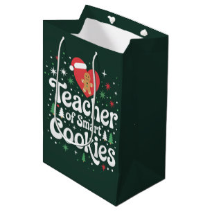 Kerstmis Leraar Van Slimme Koekjes Medium Cadeauzakje