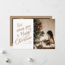 Kerstmis Lettering Goud Foto