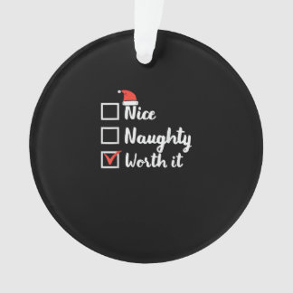Kerstmis Leuk Stout Het Was Het Waard Grappig Ornament