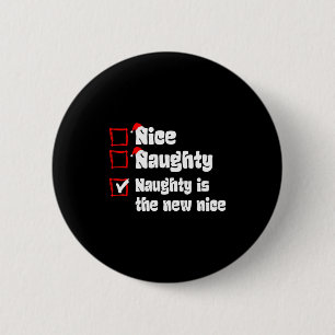 Kerstmis Leuk Stout Stout Is Het Nieuwe Leuk Kerst Ronde Button 5,7 Cm