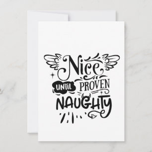 Kerstmis leuk tot het naughty blijkt Funny Santa Kaart