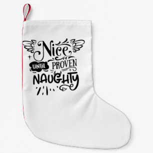 Kerstmis leuk tot het naughty blijkt Funny Santa Kleine Kerstsok