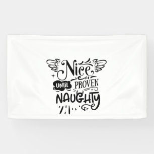Kerstmis leuk tot het naughty blijkt Funny Santa Spandoek