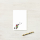 Kerstmis leuk voor kinderen met wolf post-it® notes (Op bureau)