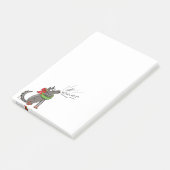 Kerstmis leuk voor kinderen met wolf post-it® notes (Schuin)