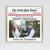 Kerstmis Leuke Eenvoudige Kranten Print Typografie