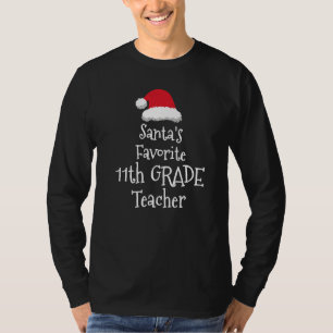 Kerstmis Lievelingsleerkracht van de Heilige Nicol T-shirt