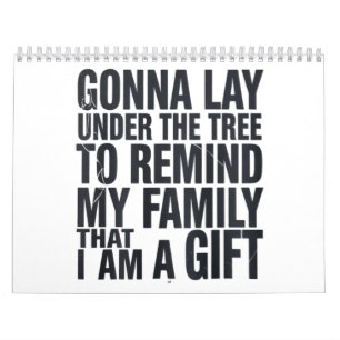 Kerstmis ligt onder de kerstboom Kerstmis Familie Kalender