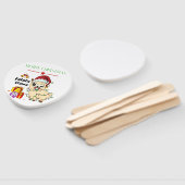 Kerstmis Llama Hand Fan Handwaaier (Niet-gemonteerd)