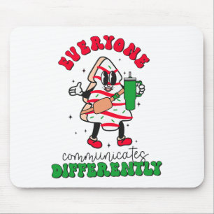 Kerstmis logopedie iedereen communiceren verschill muismat