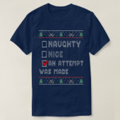 Kerstmis, lomp, zuster of prettig kerstfeest t-shirt (Design voorkant)