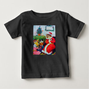 kerstmis, Louis Wain Baby T-Shirt