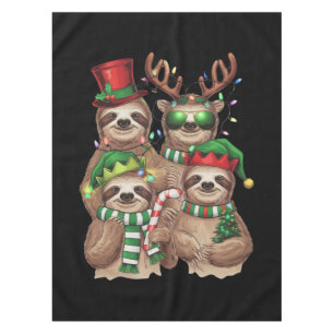 Kerstmis luiaard vrolijke luiaard Kerstmis luiaard Tafelkleed