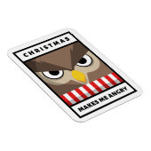 Kerstmis maakt me boos magneet (Rechterzijde)