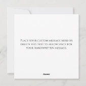 Kerstmis Magi Bijbel Quote Flat Feestdagenkaart (Achterkant)