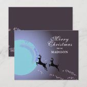 Kerstmis Magische Rendier Script Naam (Voorkant / Achterkant)