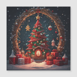 Kerstmis Magnetische Uitnodiging