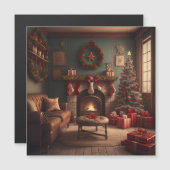 Kerstmis Magnetische Uitnodiging (Voorkant / Achterkant)