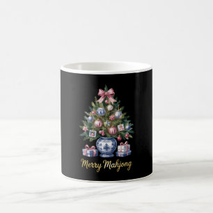 Kerstmis Mahjong Kerstboom Vakantie Vaas Xmas Koffiemok