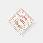 Kerstmis Mahjong | Monogram Servet (Hoek)