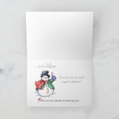 Kerstmis Makeover Feestdagen Kaart (Binnen)