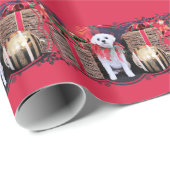 Kerstmis - MaltiPoo - Taz Cadeaupapier (Rol Hoek)