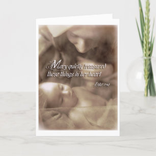 Kerstmis Mary & Jesus Bible Card Feestdagen Kaart